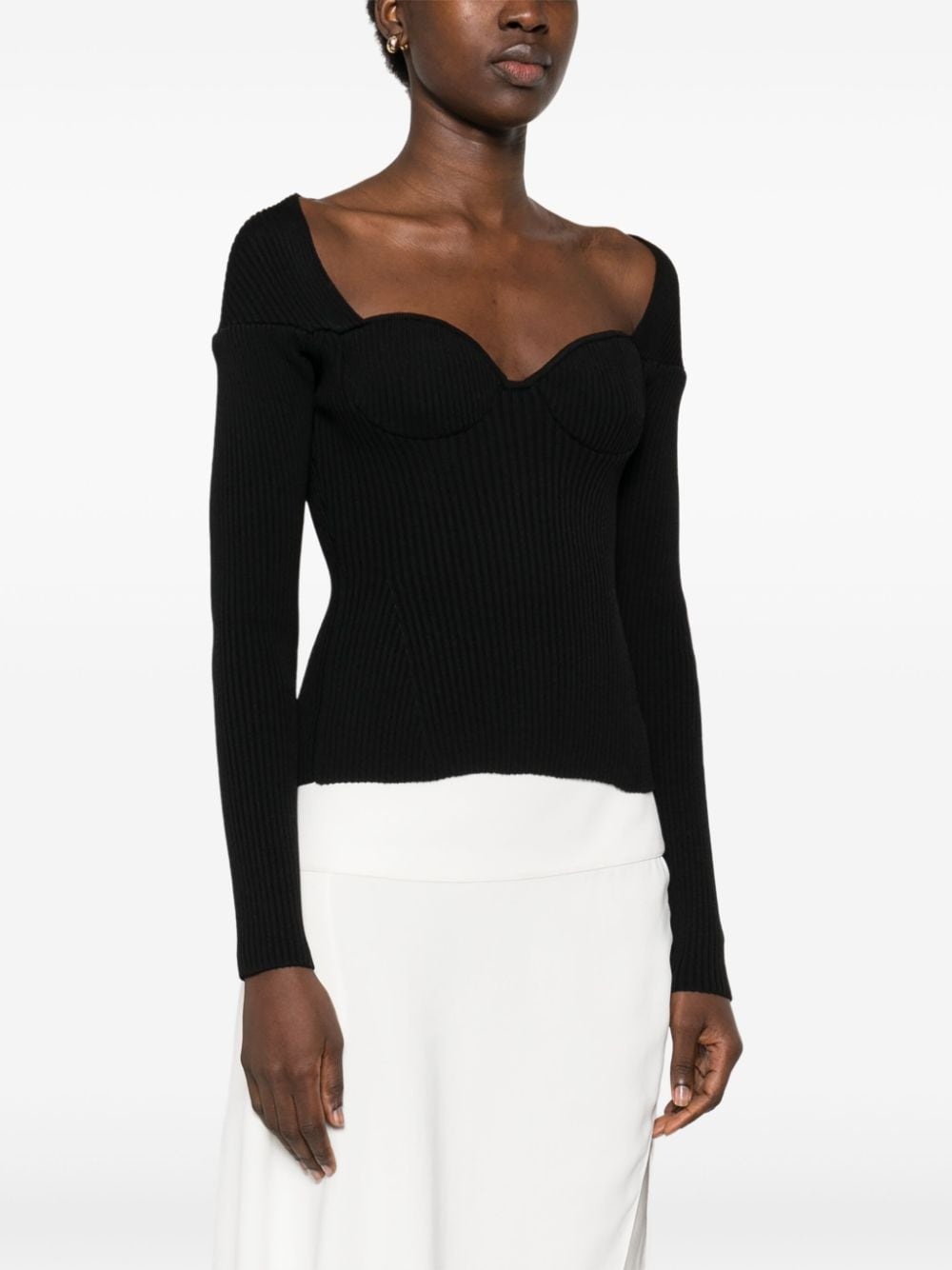 ribbed sweater - 3