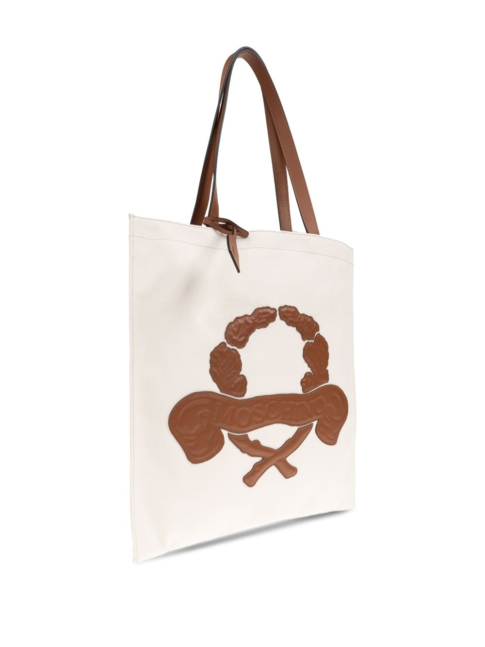 logo-debossed shoulder bag - 4