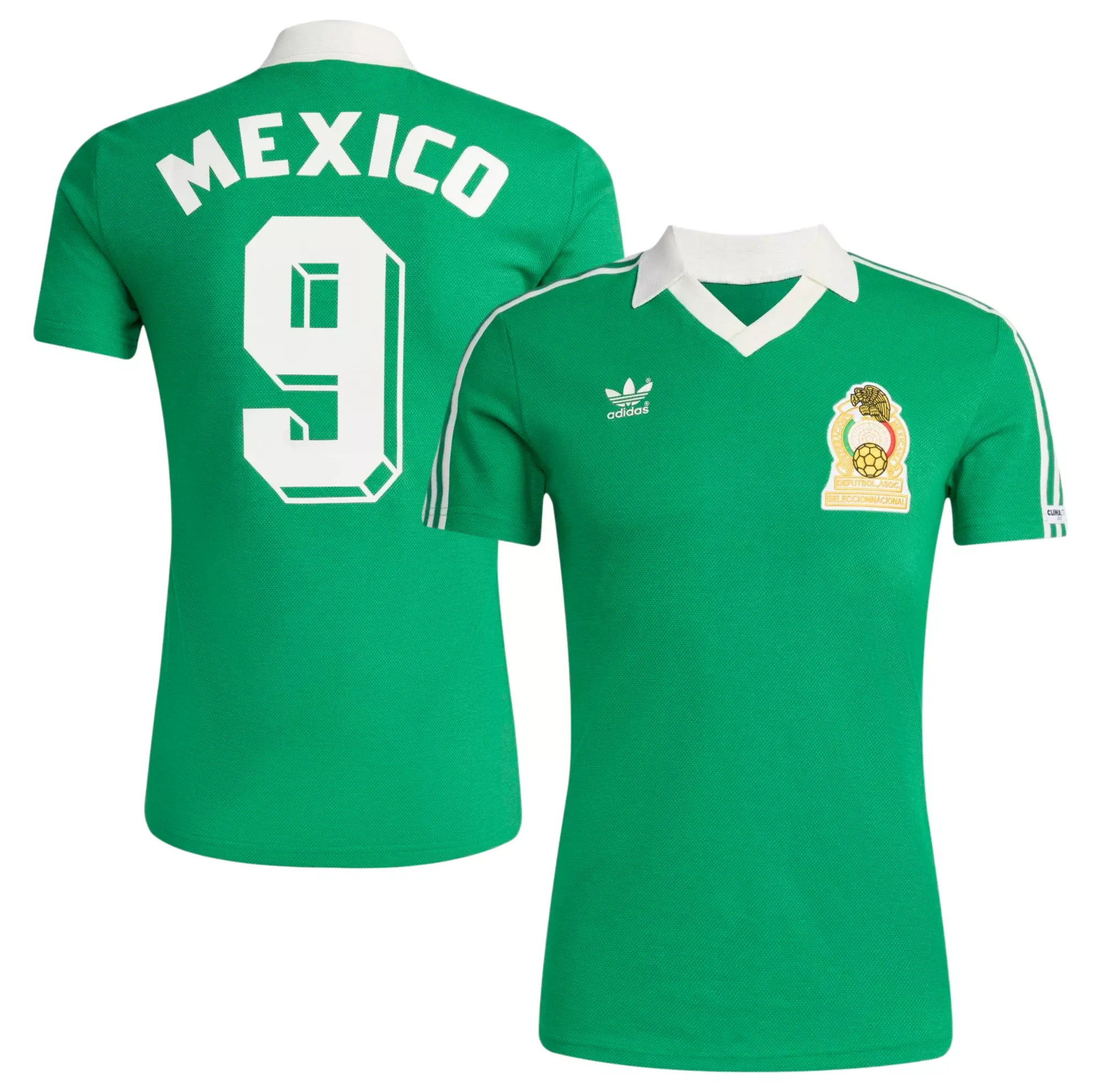 adidas Adult Mexico 1986 Bring Back Vintage Home Jersey - 1