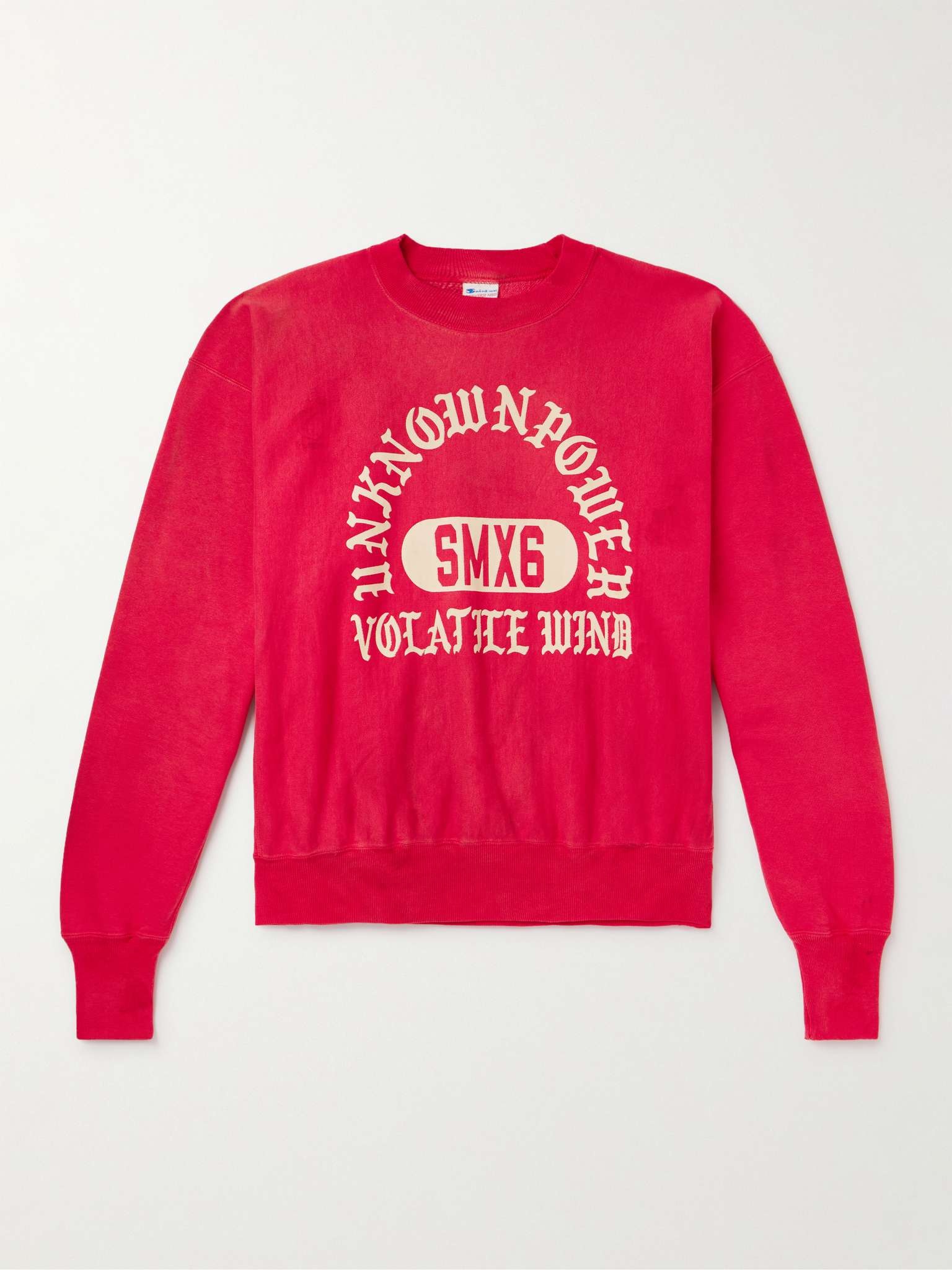 Logo-Print Cotton-Blend Jersey Sweatshirt - 1