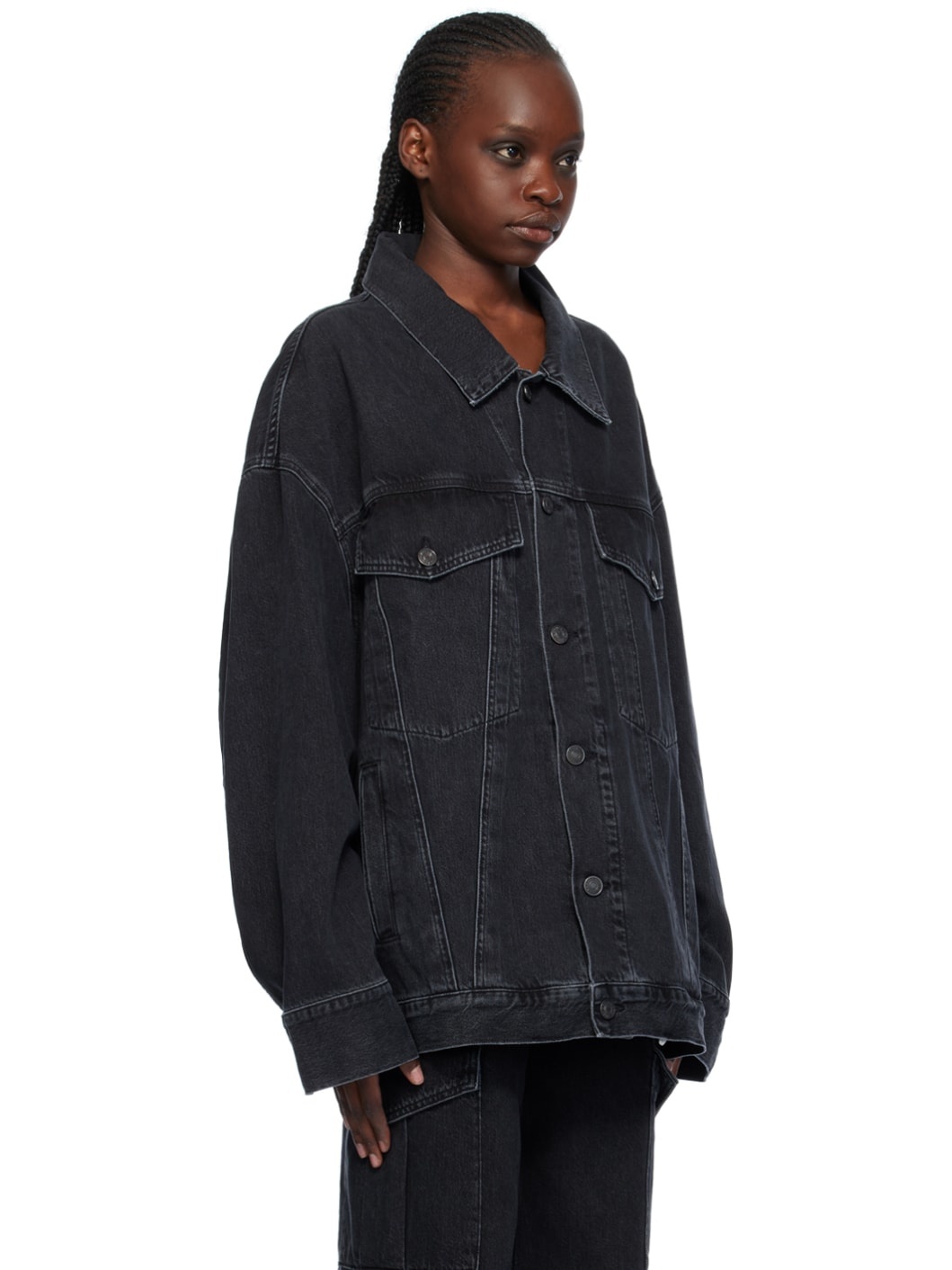 Black Wayne Denim Jacket - 2