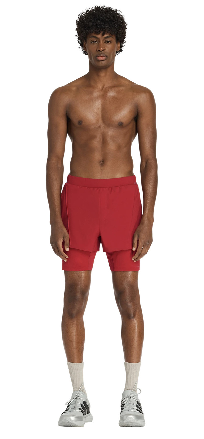 entire studios D4T TRAINING 2IN1 SHORTS ACTIVE MAROON outlook