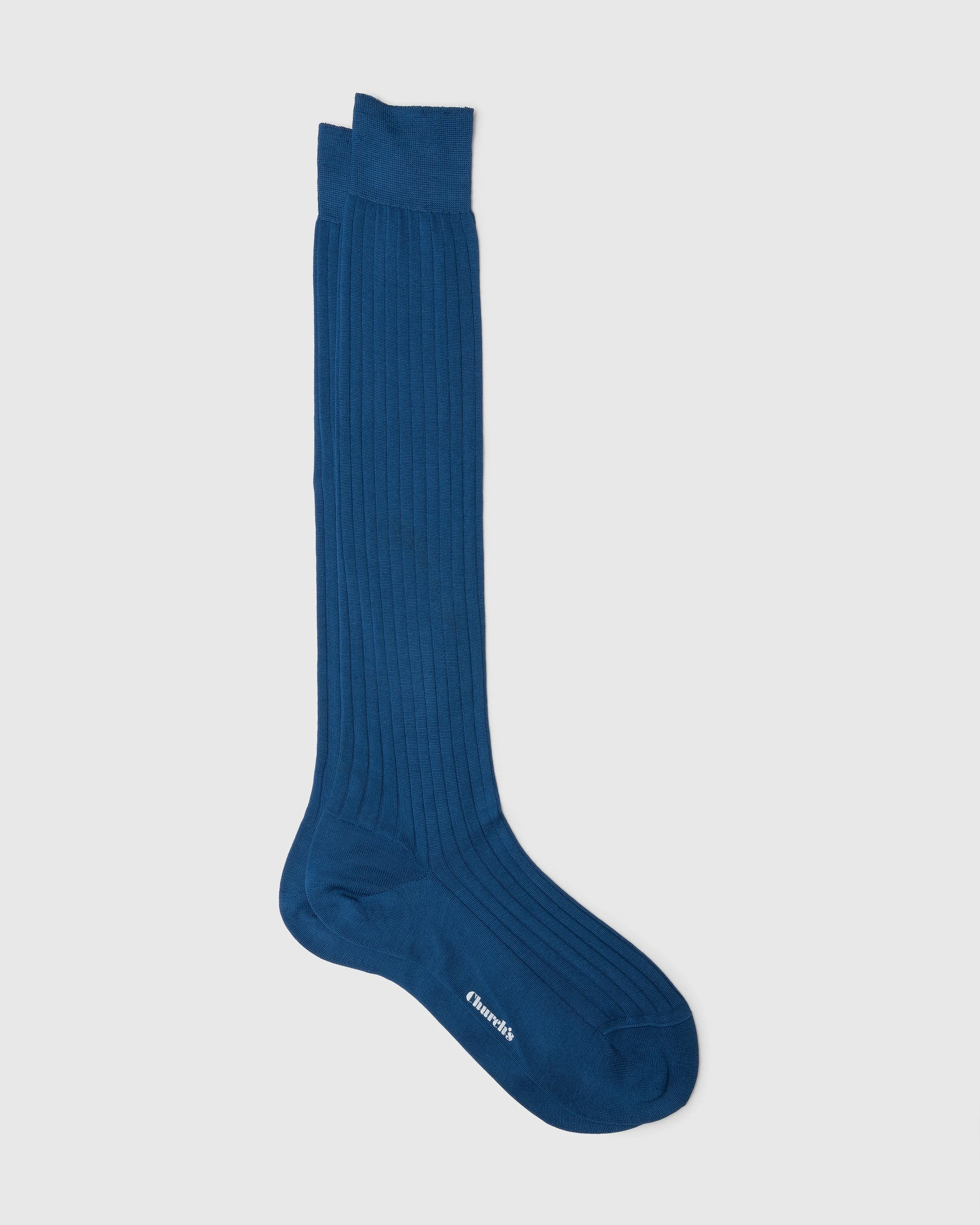 Ribbed cotton socks - 1