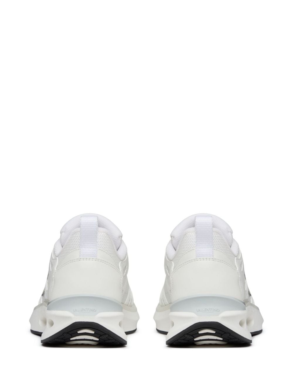 VLogo panelled lace-up sneakers - 3