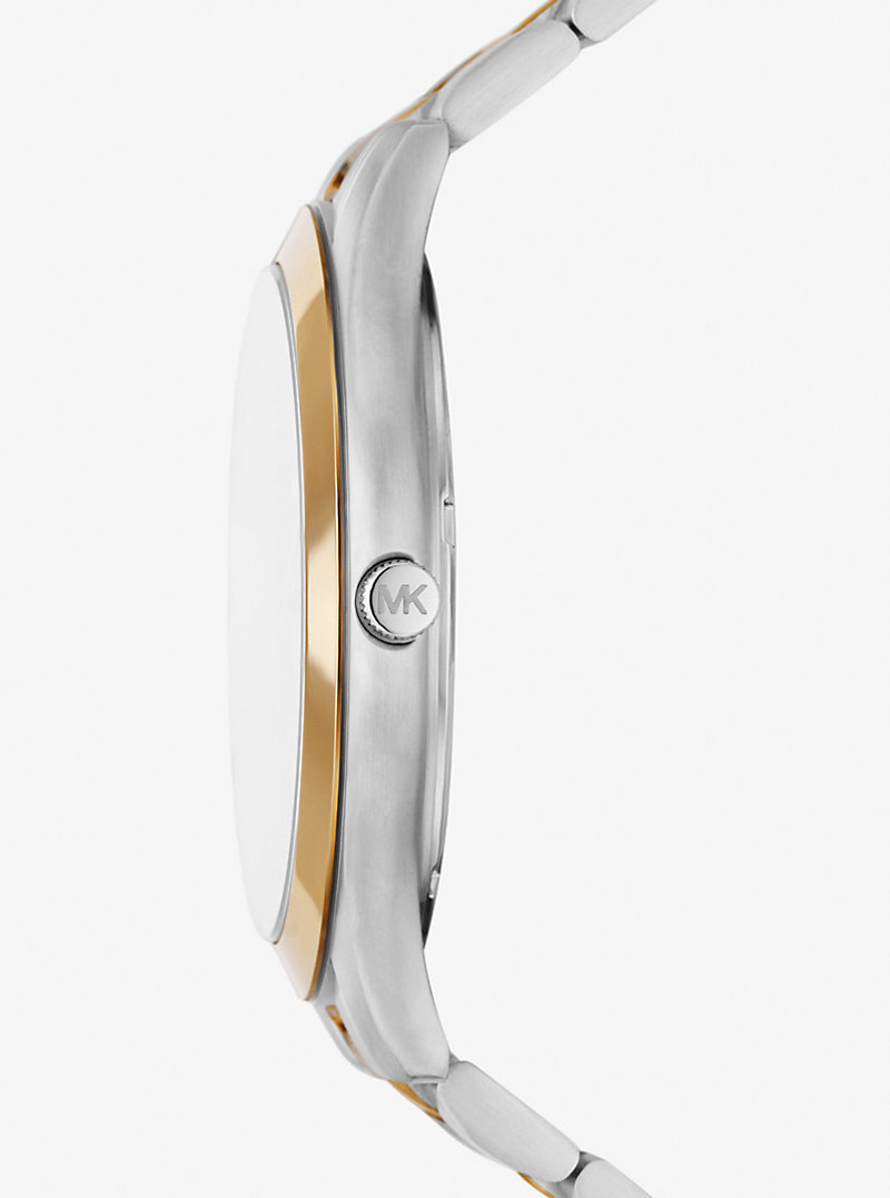 MICHAEL KORS Oversized Slim Runway Two-Tone Watch outlook