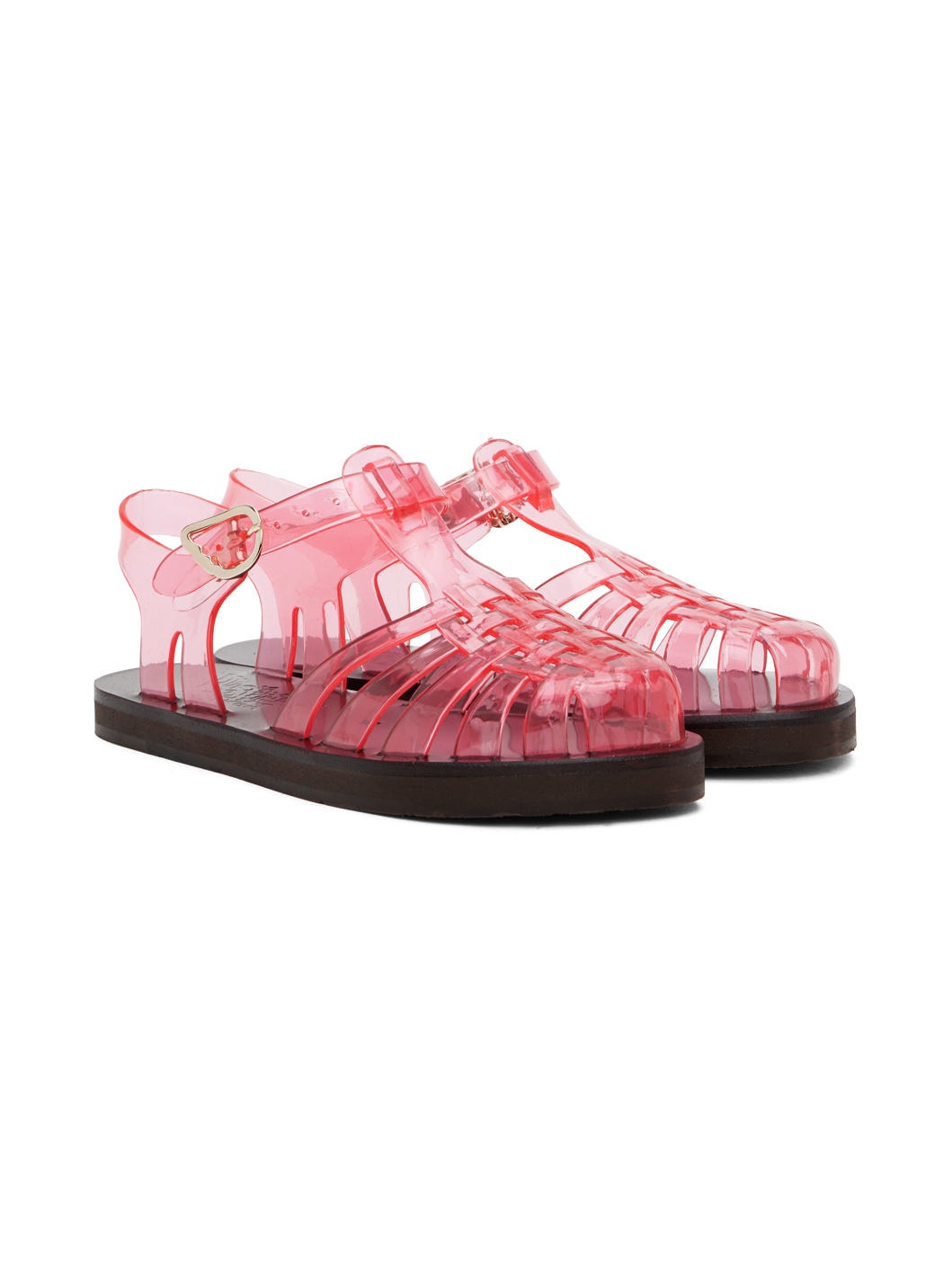 Pink Homeria Jelly Sandals - 4