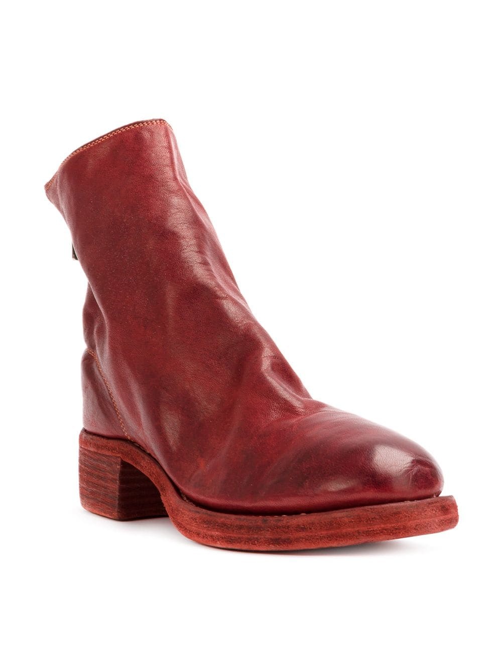 zip detail ankle boots - 2