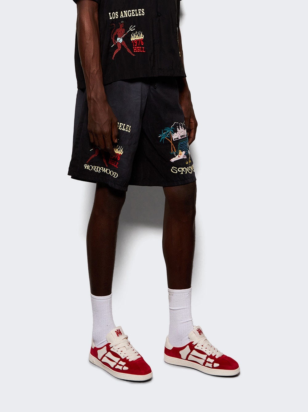 Pacific Bones Sneakers Varsity Red - 2