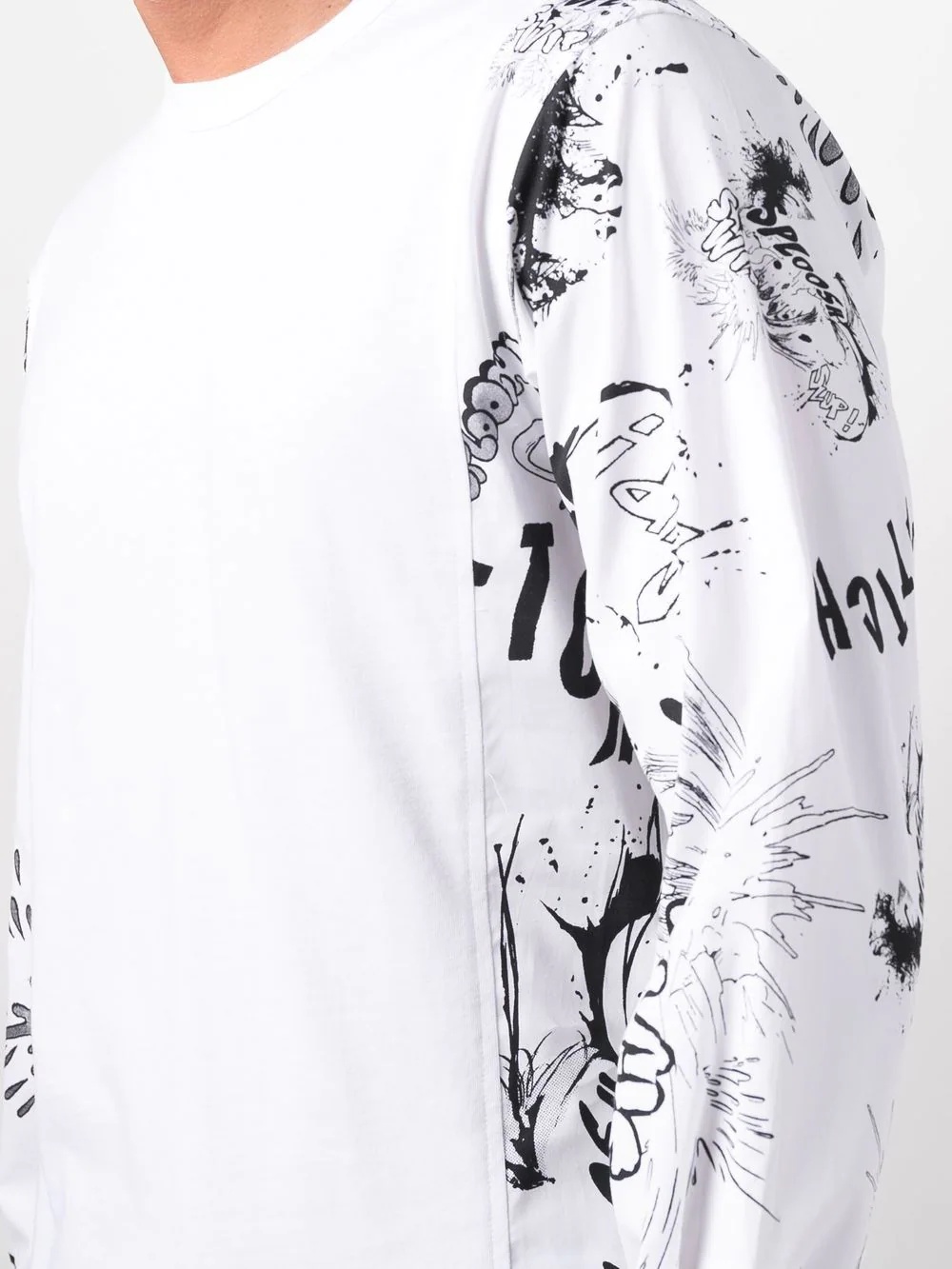 graphic-printed long-sleeve top - 5