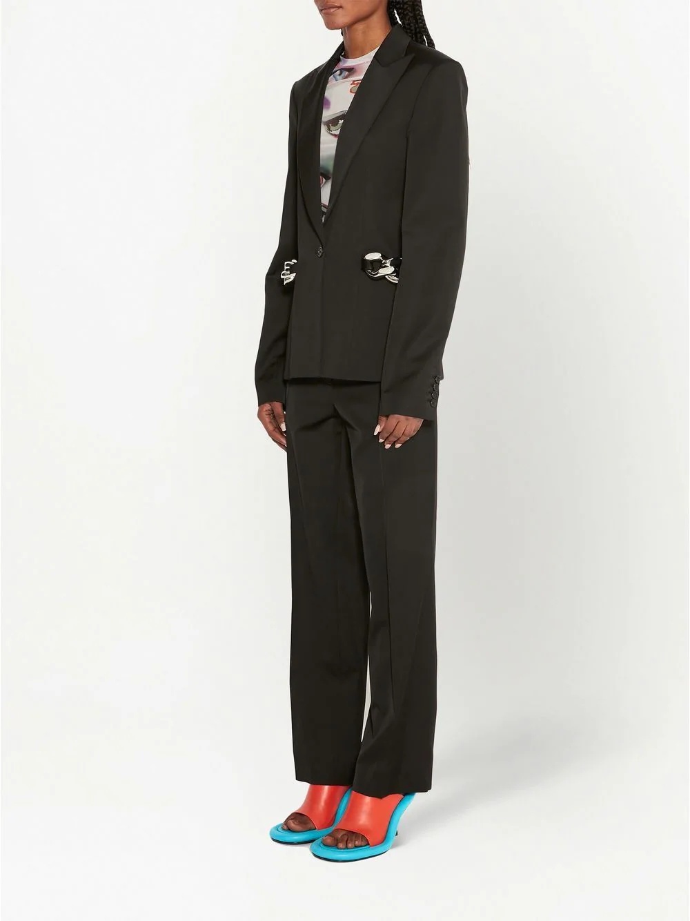 straight-leg trousers - 3