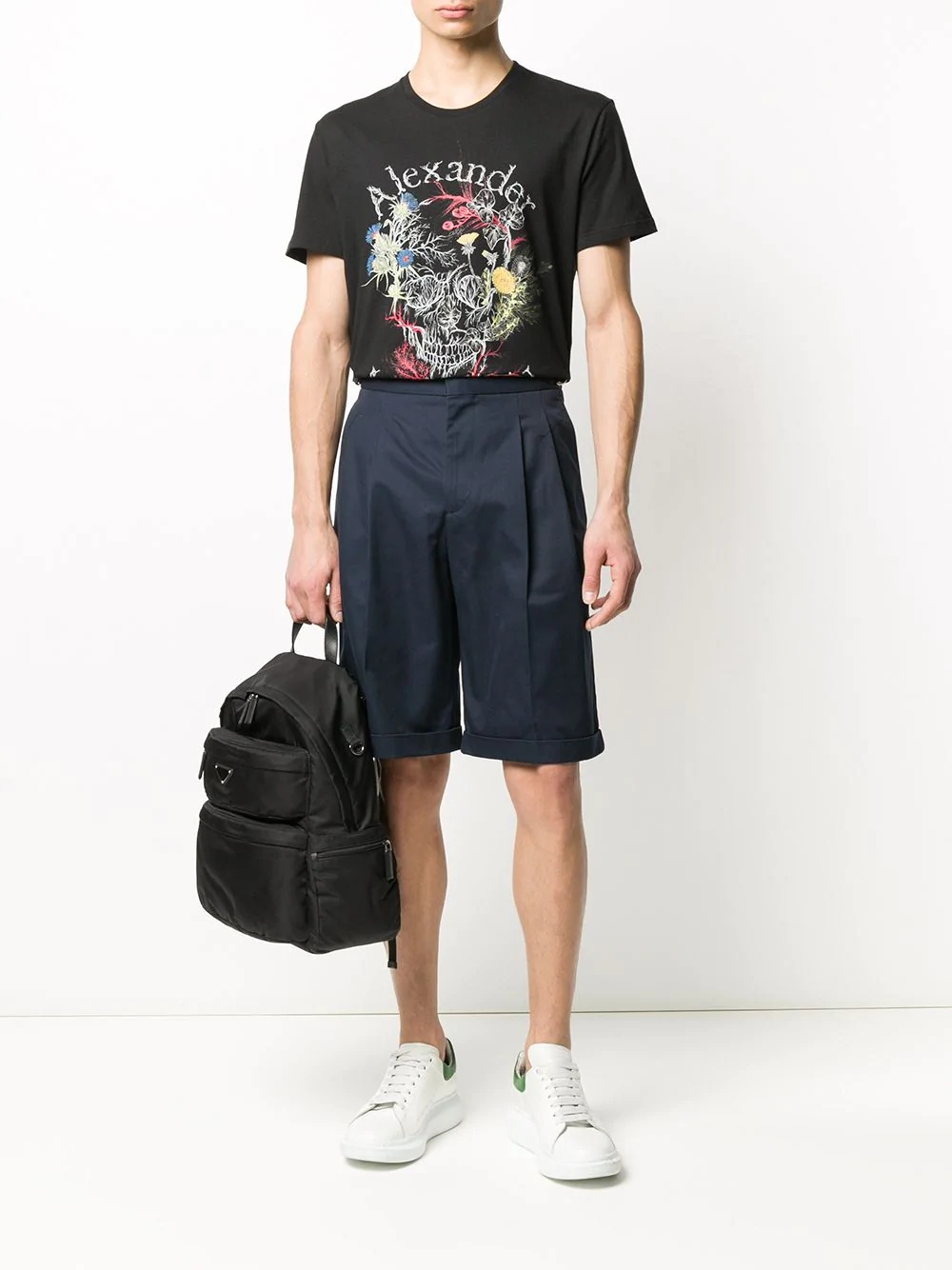 mid-length tailored shorts  - 2