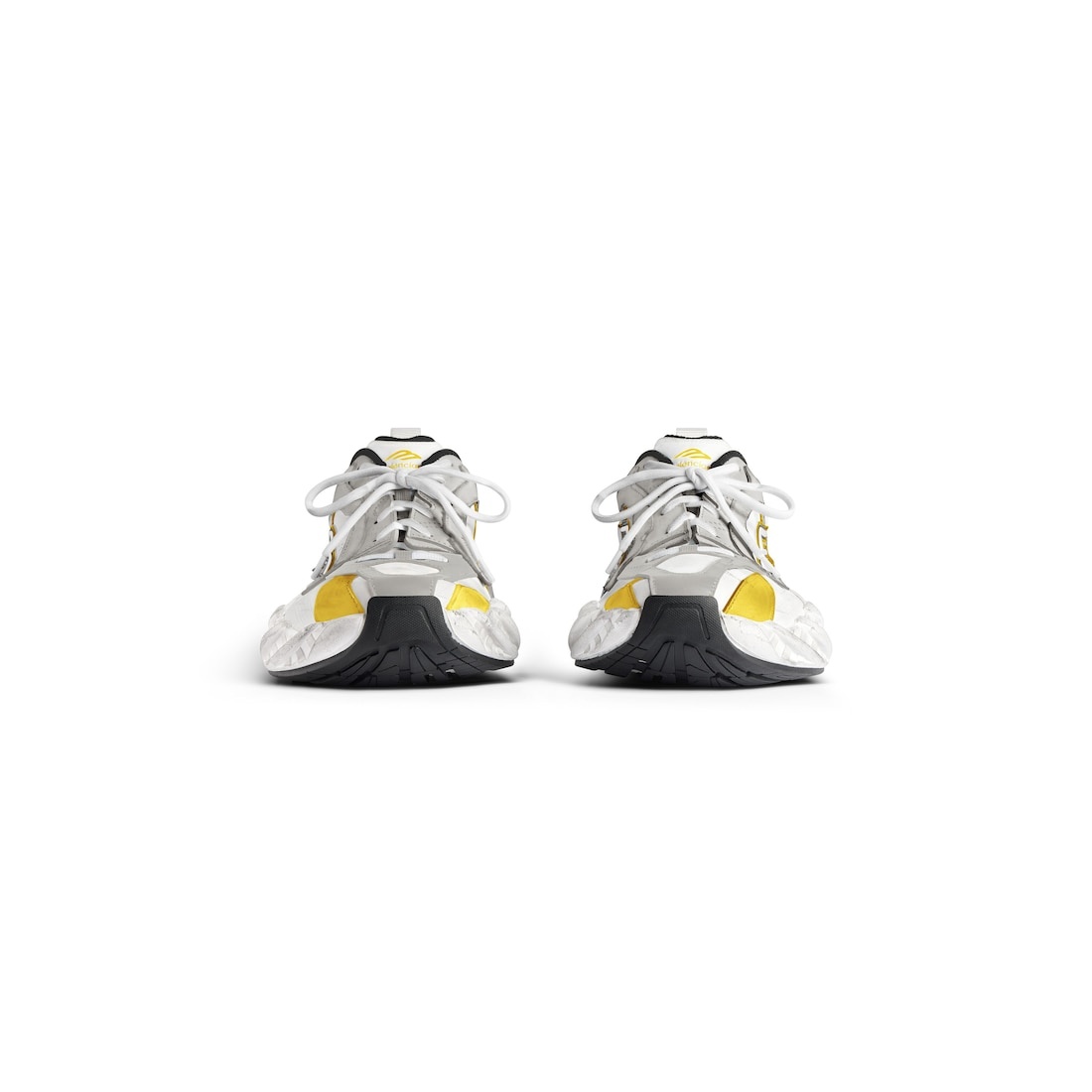 Men's Monday Shoe in Grey/white/yellow/black - 3