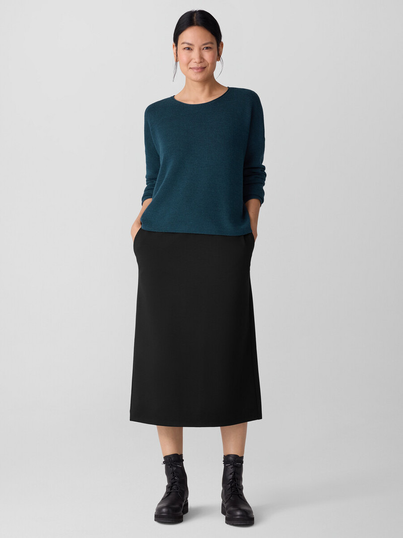 Merino Crew Neck Top in Regenerative Wool 3