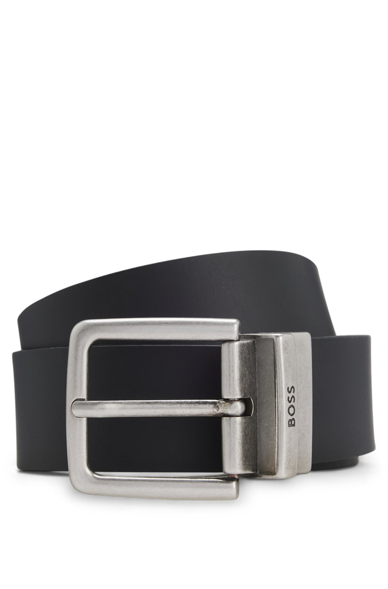 REVERSIBLE BELT IN PLAIN AND GRAINED LEATHER 1