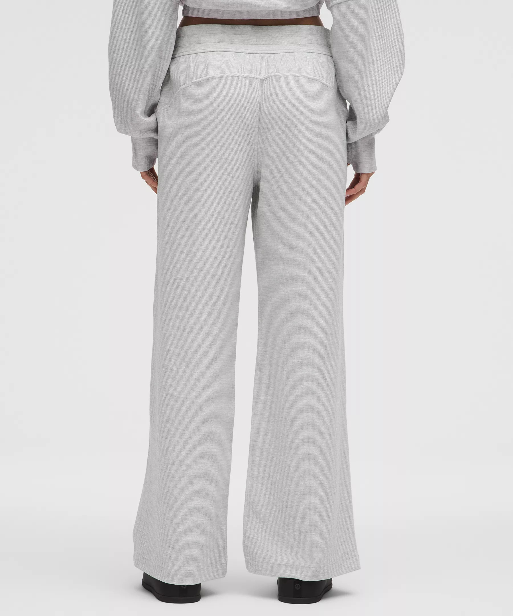 Scuba Mid-Rise Wide-Leg Pant *Waffle - 3