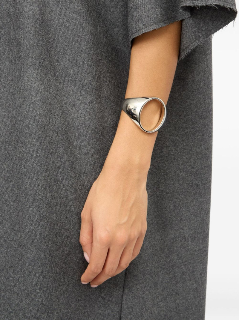 MM6 Maison Margiela cut-out cuff bracelet outlook