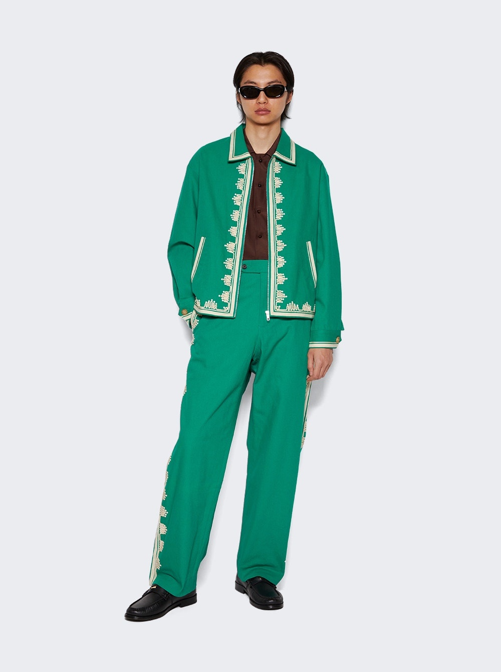 Ripple Applique Jacket Green - 2