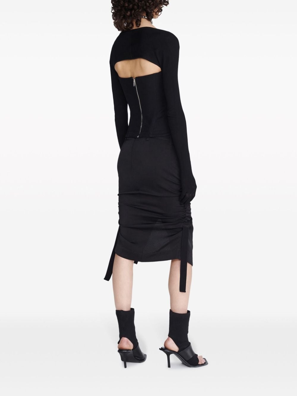 Cinch midi skirt - 4