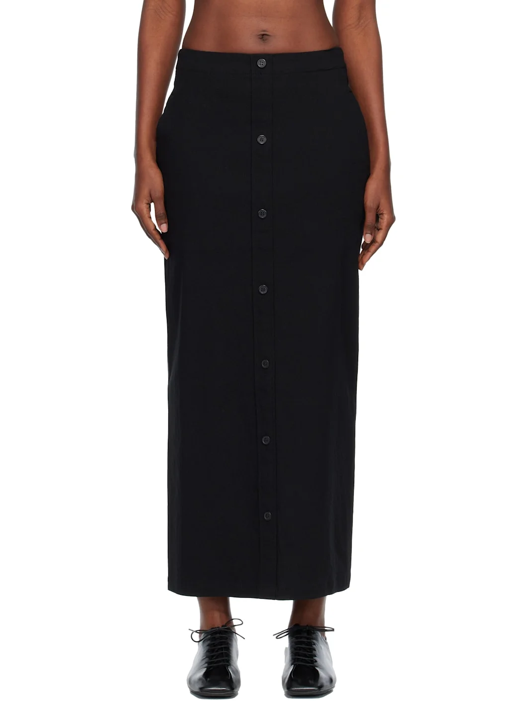Black 'Like Torso Like Shirt' Maxi Skirt - 1