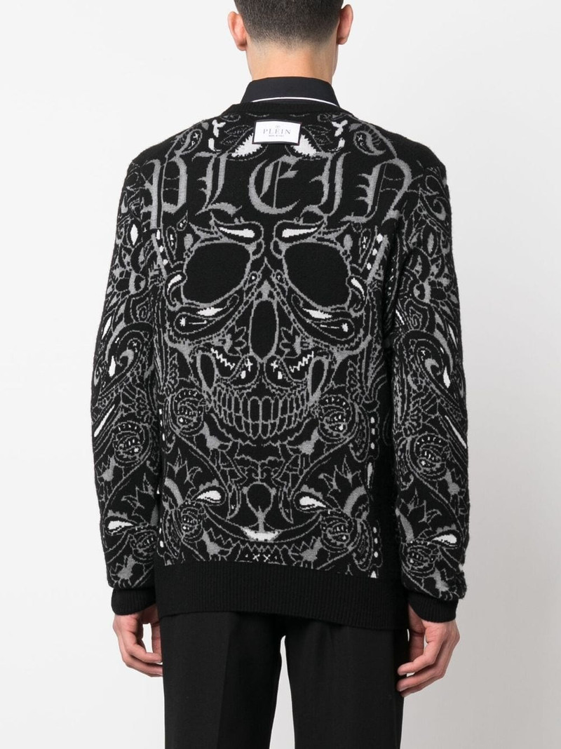 paisley-print cashmere-silk jumper 4