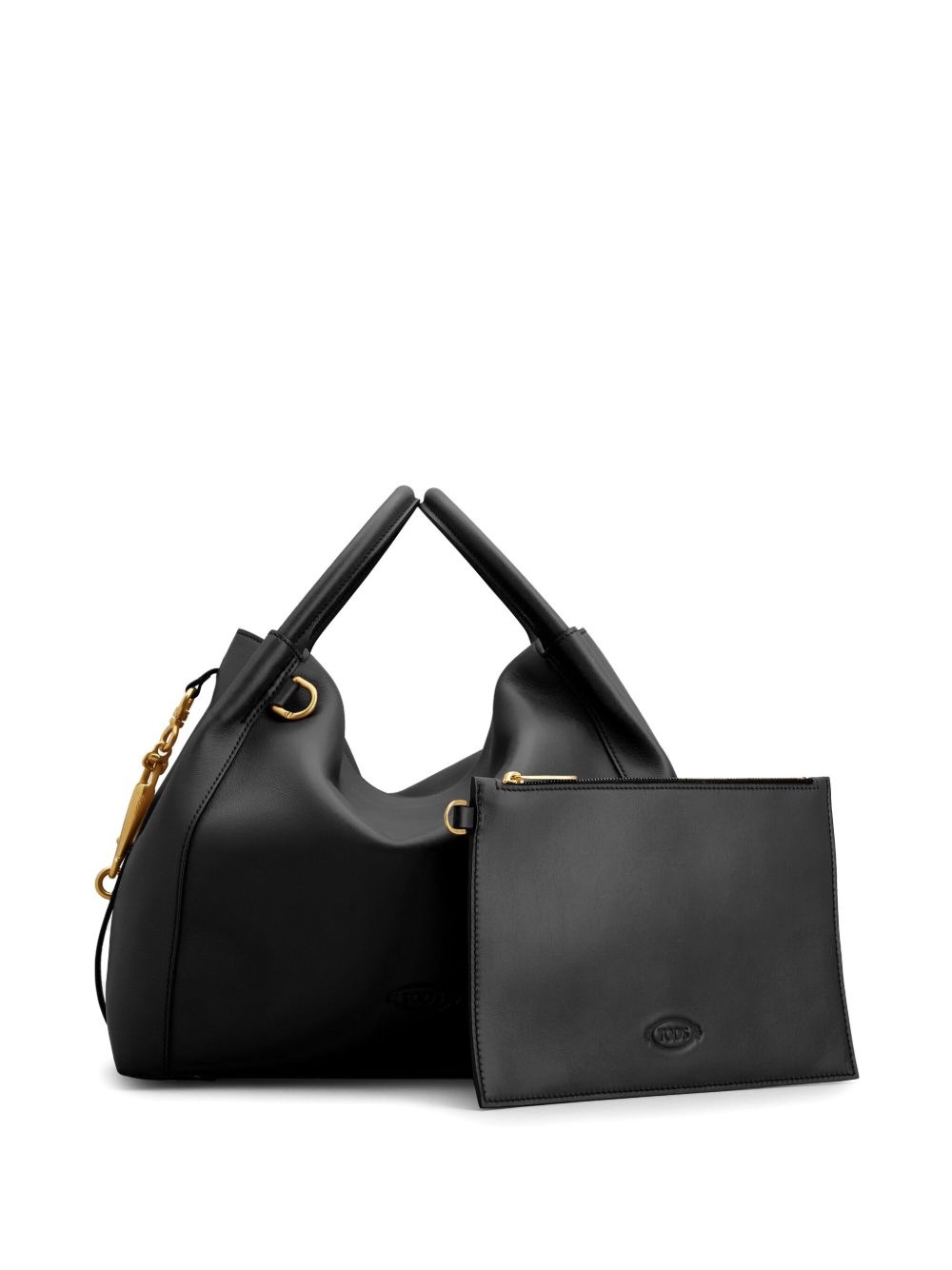 small leather tote bag - 7