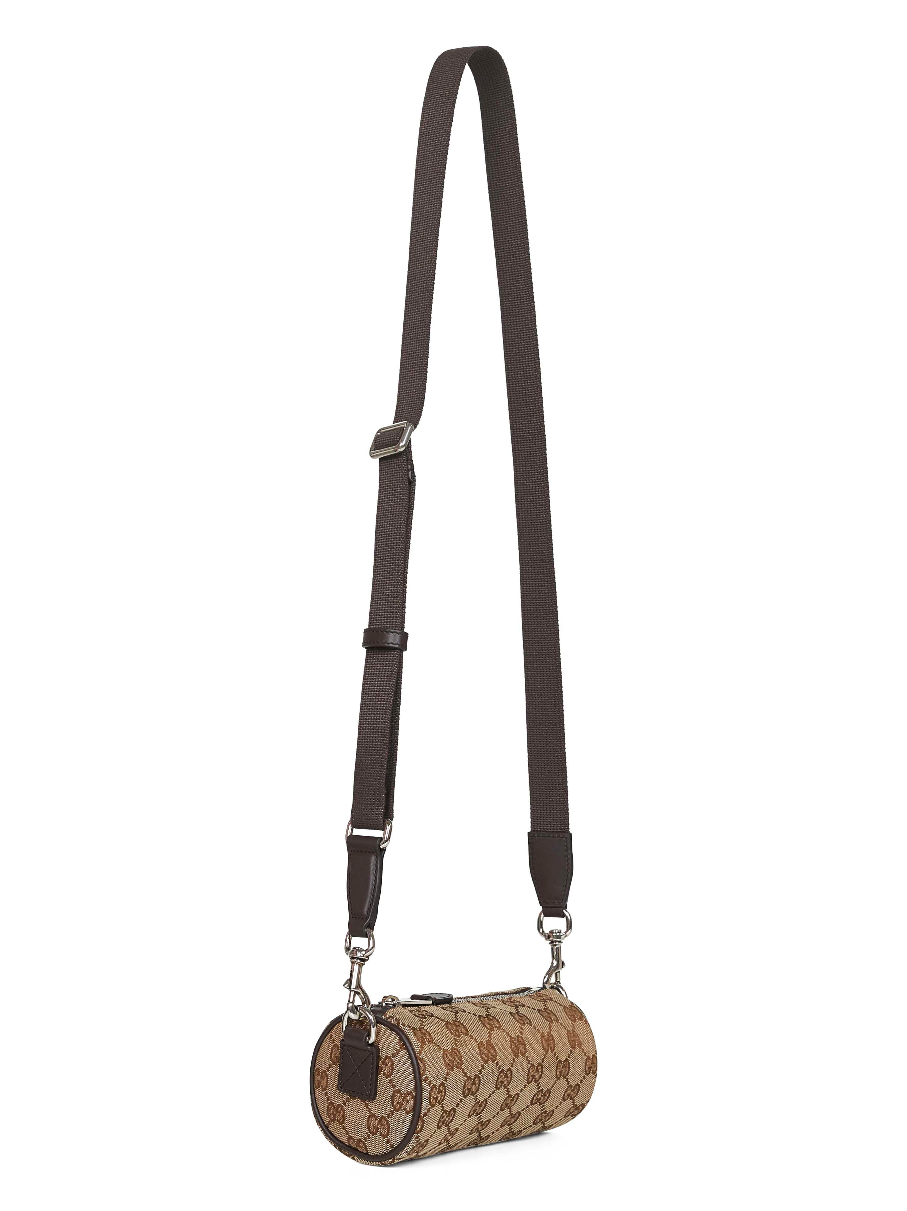Gucci Men Beige Cylindrical Mini Crossbody Bag - 2
