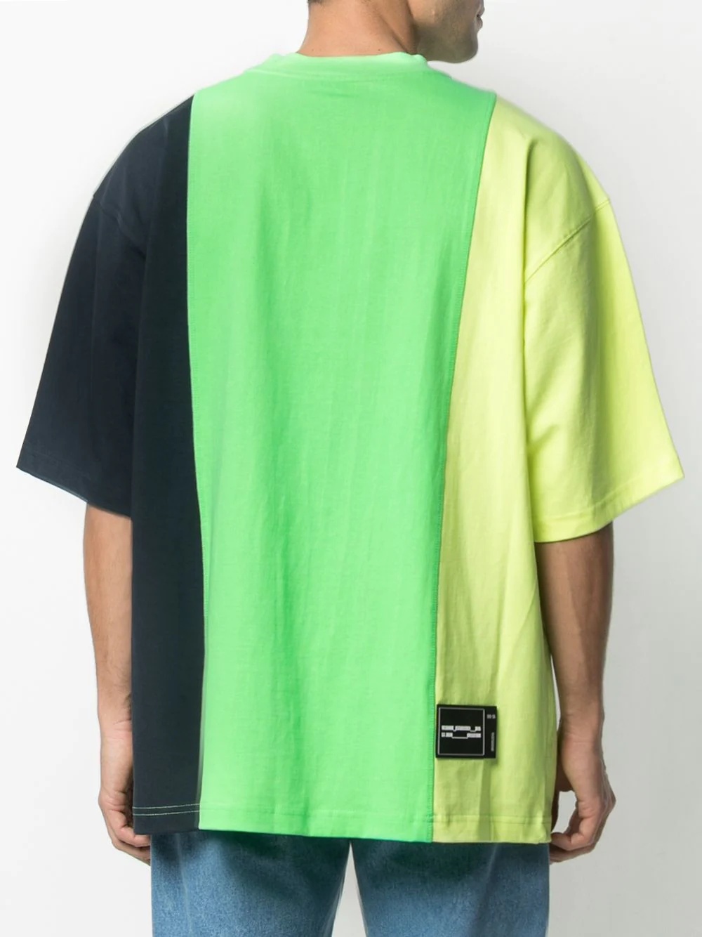 colour block T-shirt - 4