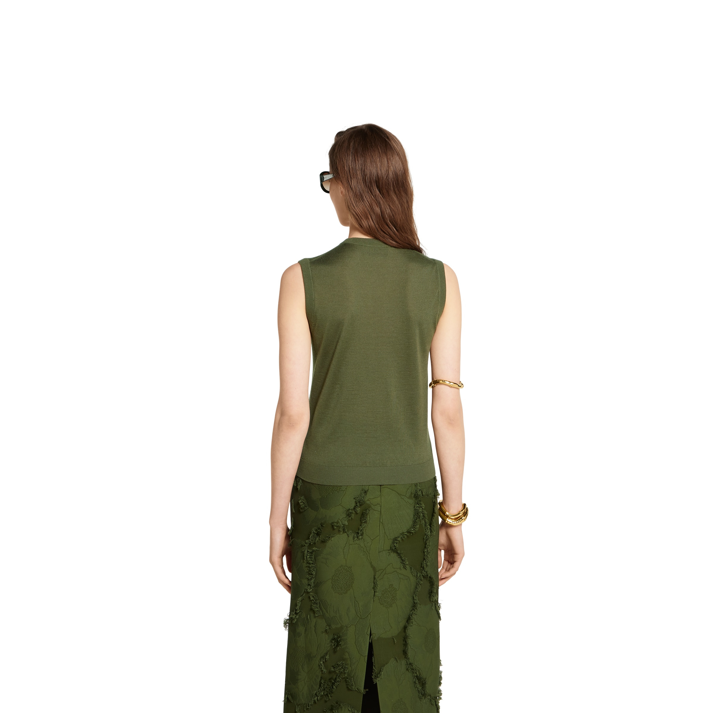 Cashmere silk sleeveless top - 4