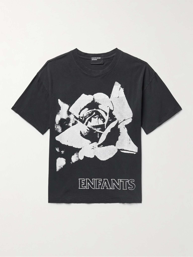 Printed Cotton-Jersey T-Shirt 1