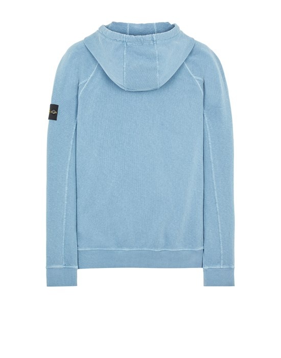 62160 MALFILE' FLEECE_ GARMENT DYED 'OLD' EFFECT PASTEL BLUE - 2