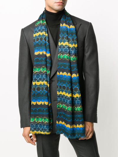 Paul Smith geometric stripe scarf outlook