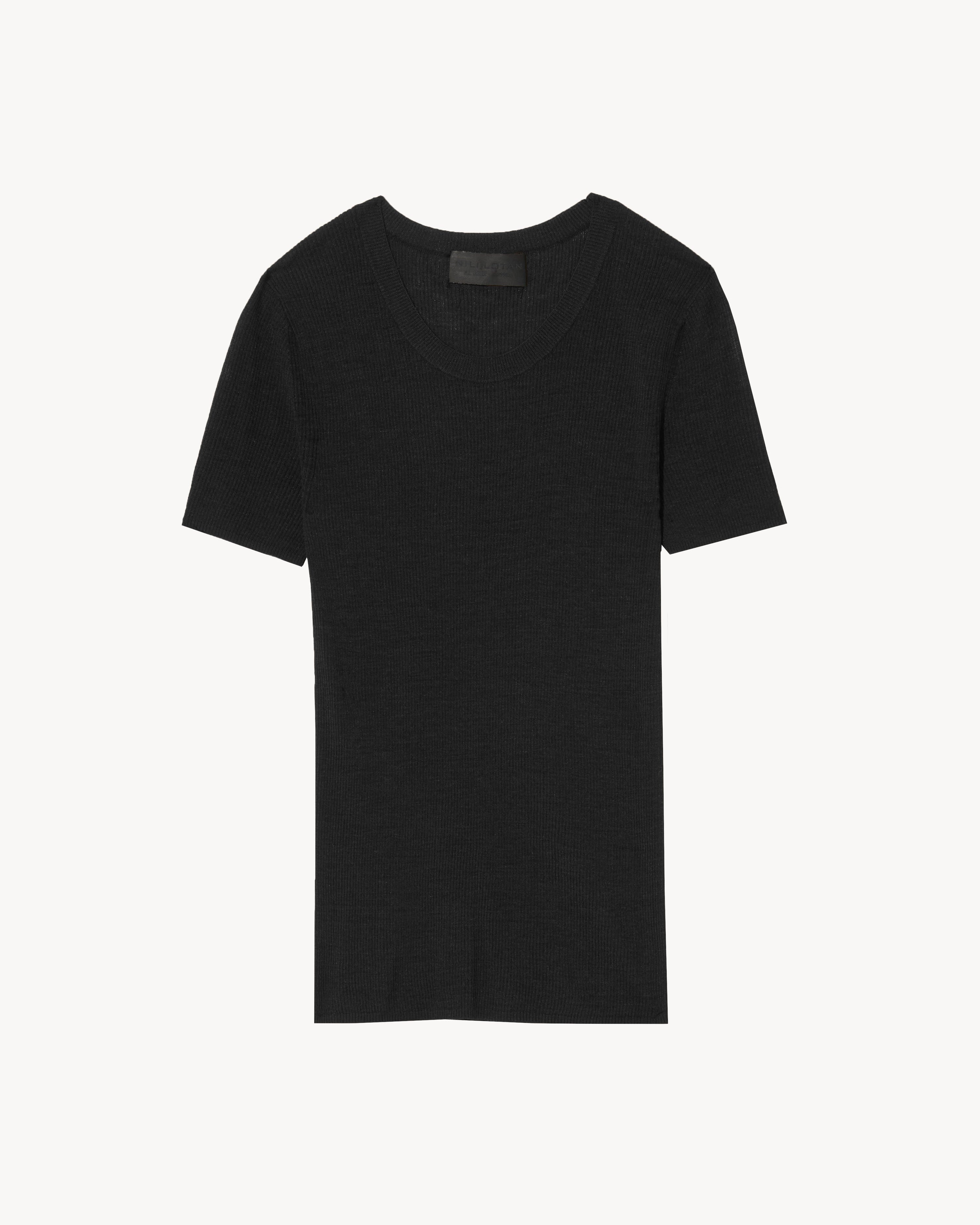 Araceli Silk Knit Tee - 1
