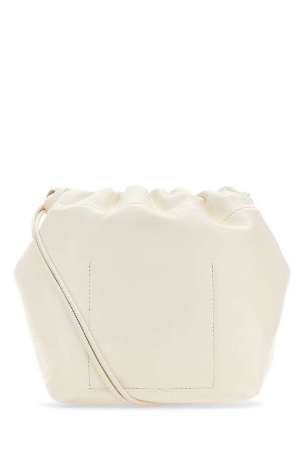 Ivory leather Dumping bucket bag - 3