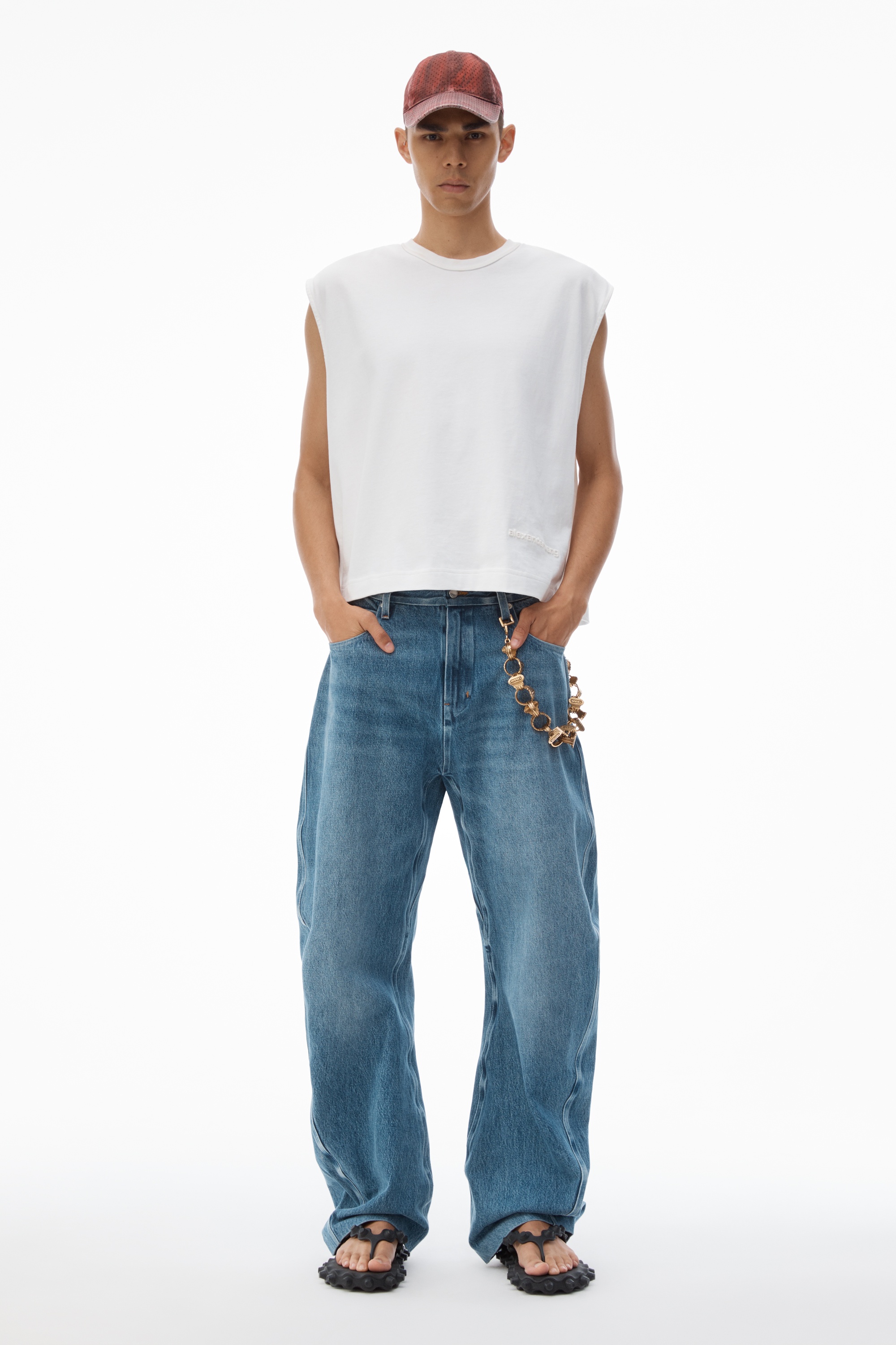 Men's Muscle Tank in Cotton Jersey - 5