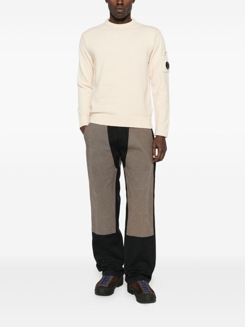C.P. Company Lens-detail crew-neck sweater outlook