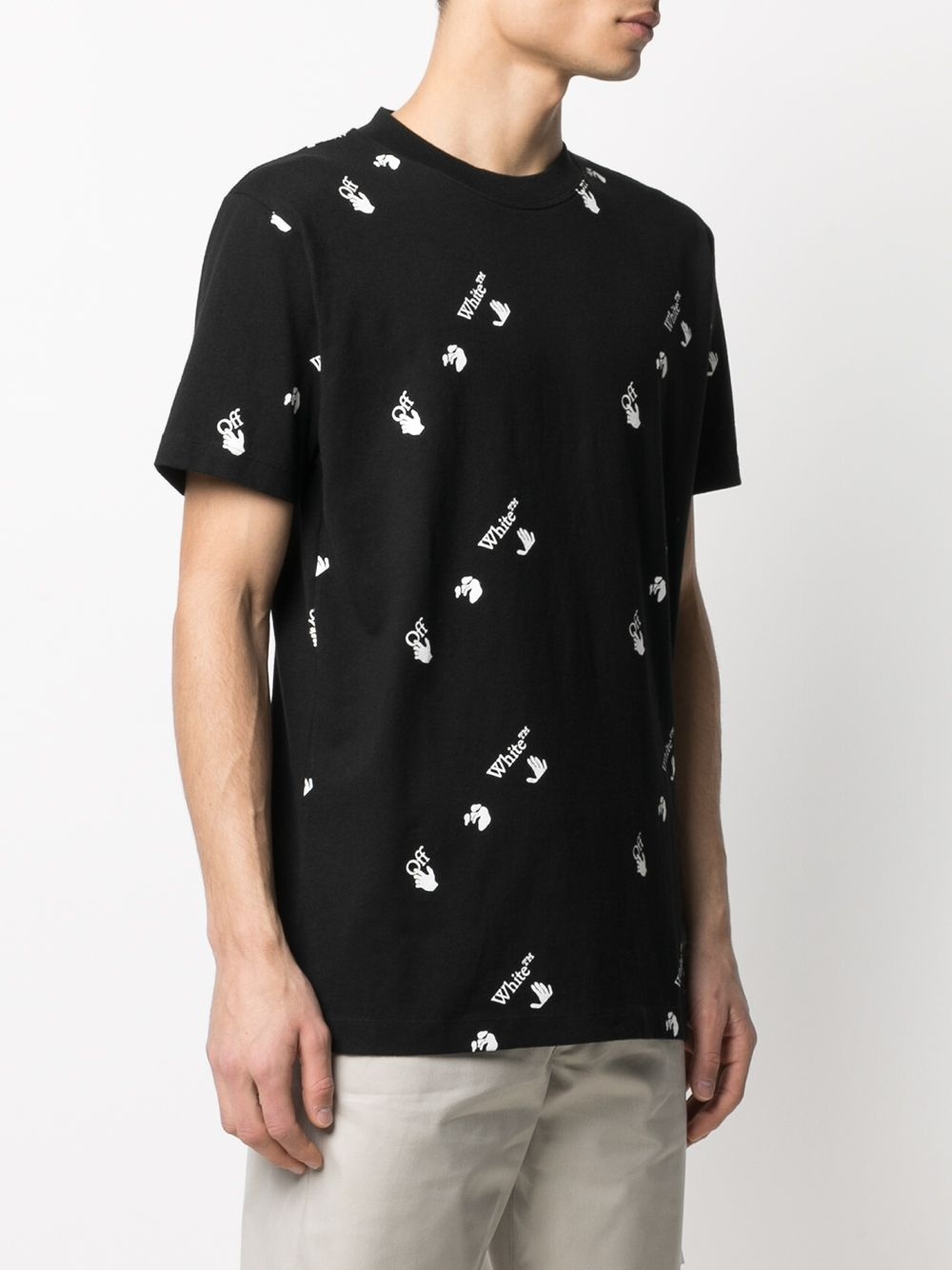 all-over logo-print T-shirt - 7