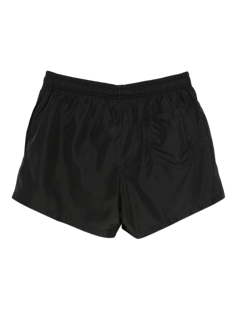 Moschino logo drawstring beach shorts outlook