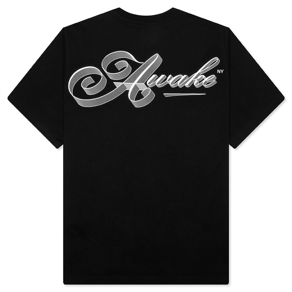 SCRIPT TEE - BLACK - 2