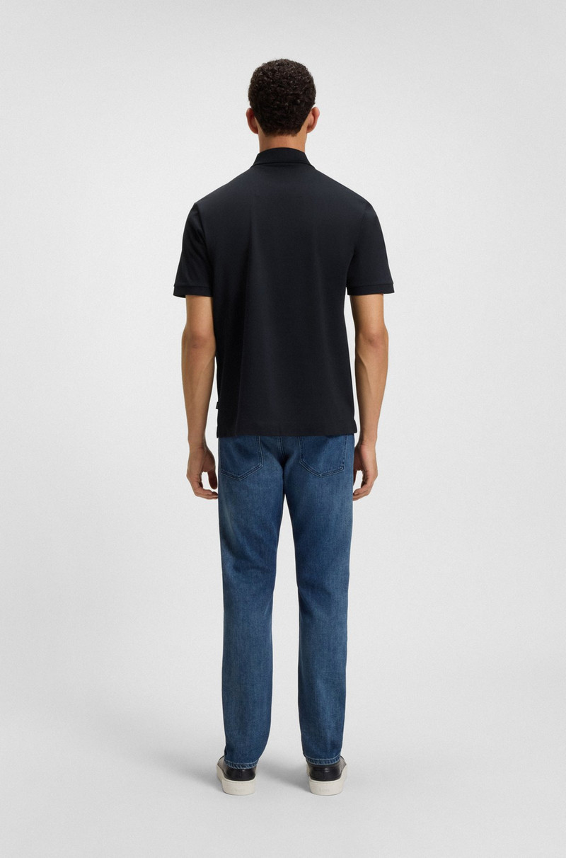 COTTON-PIQUÉ POLO SHIRT WITH DOUBLE B MONOGRAM 5