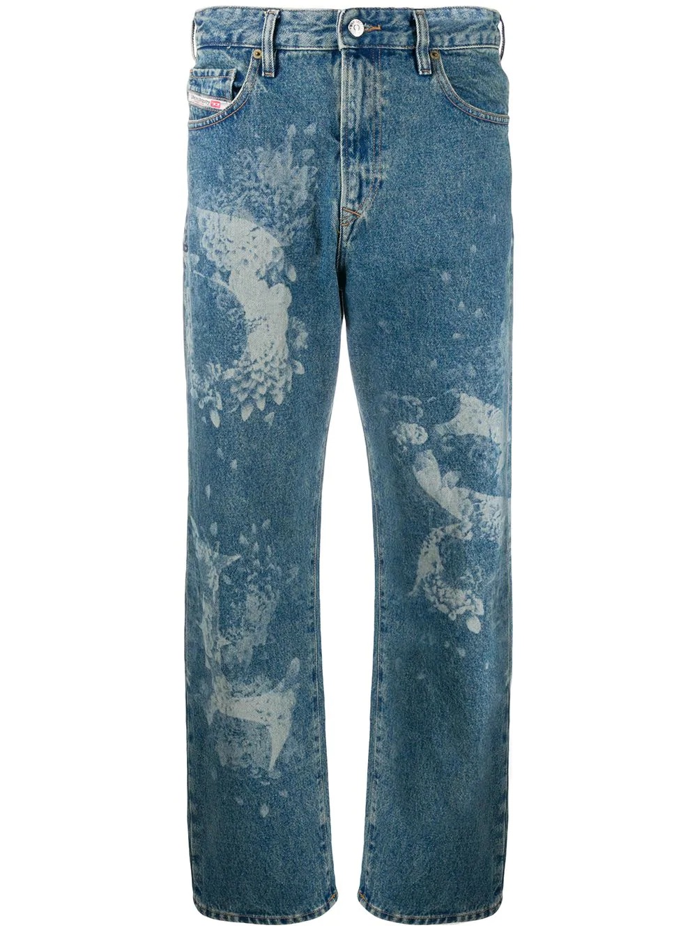 D-Reggy straight-leg jeans  - 1