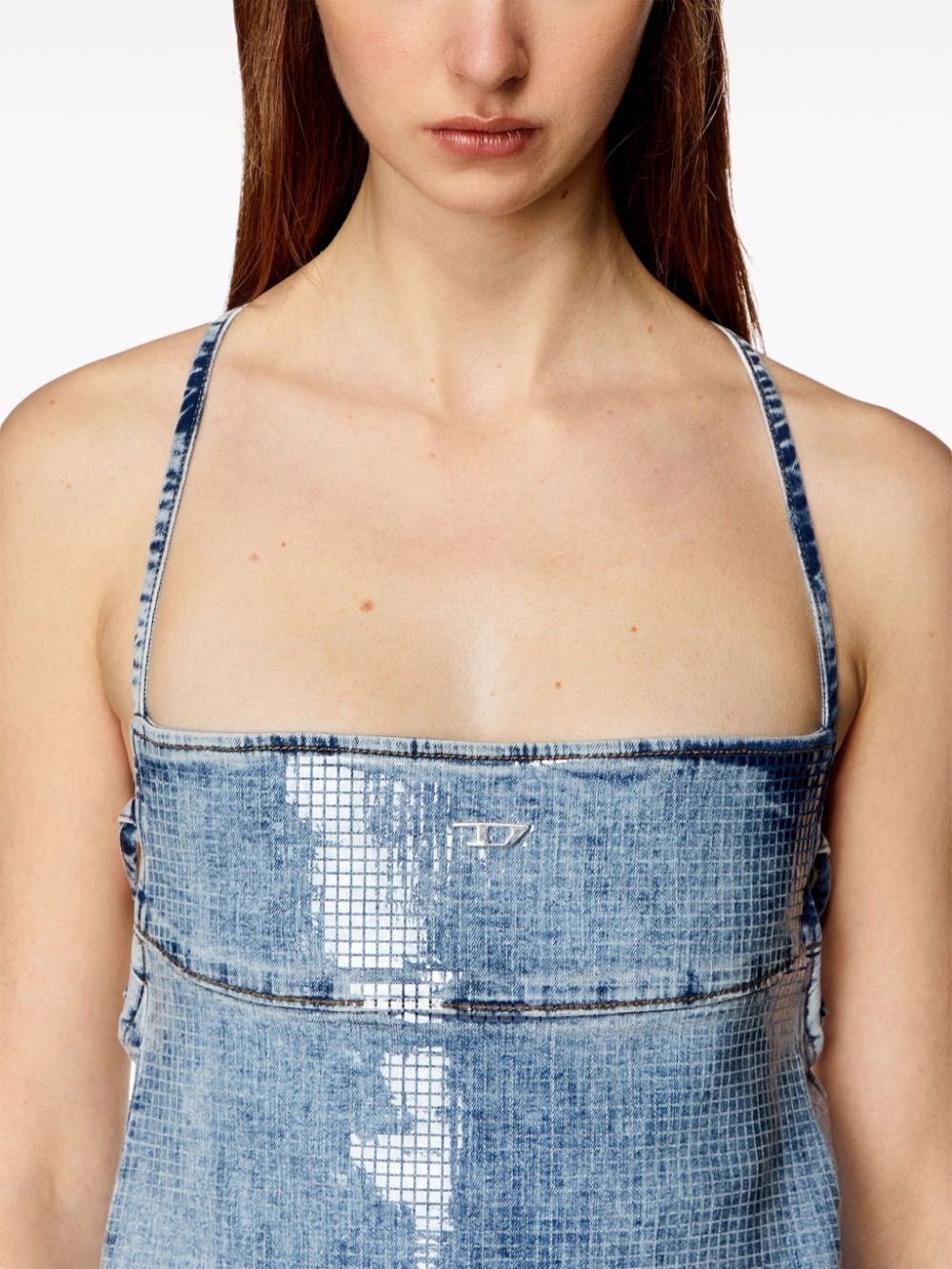 De-Held-S distressed denim dress - 4