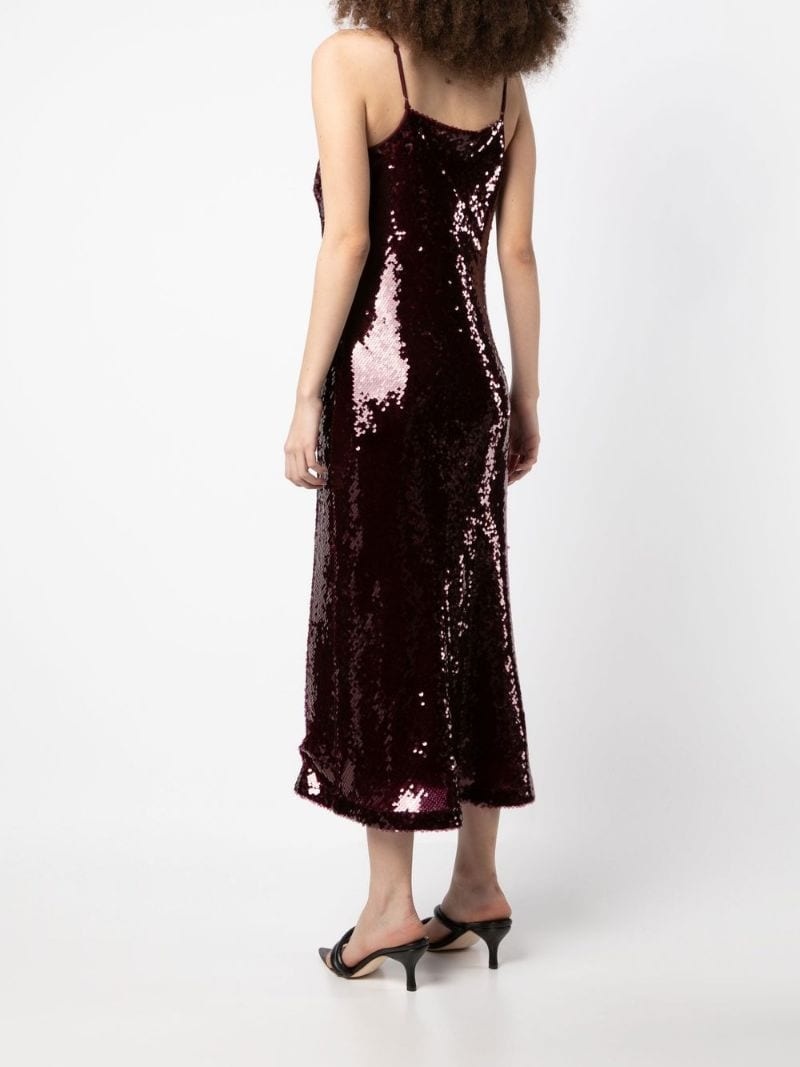 sequin slip midi dress - 7