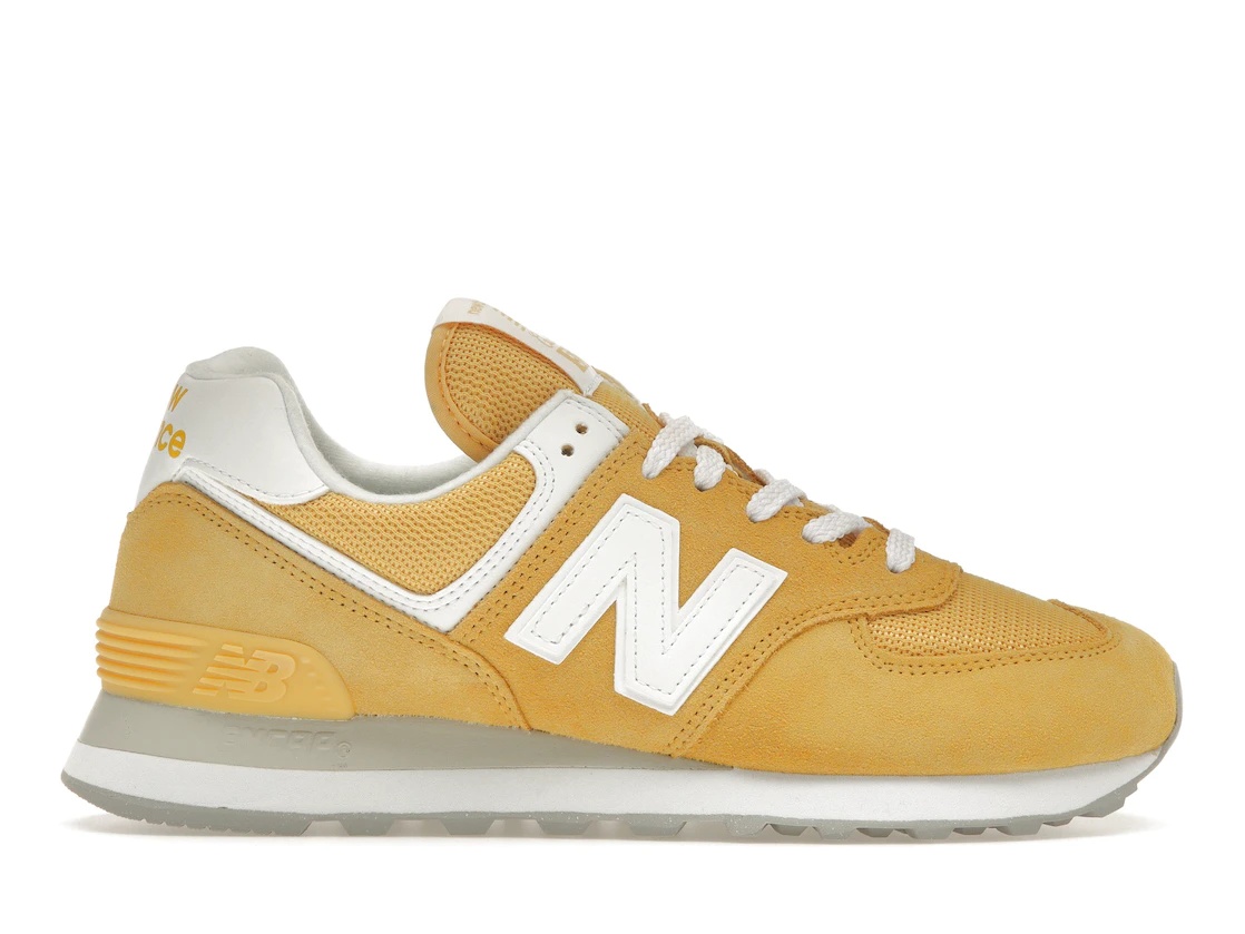 New Balance 574 Pastel Yellow White (Women's) - 1