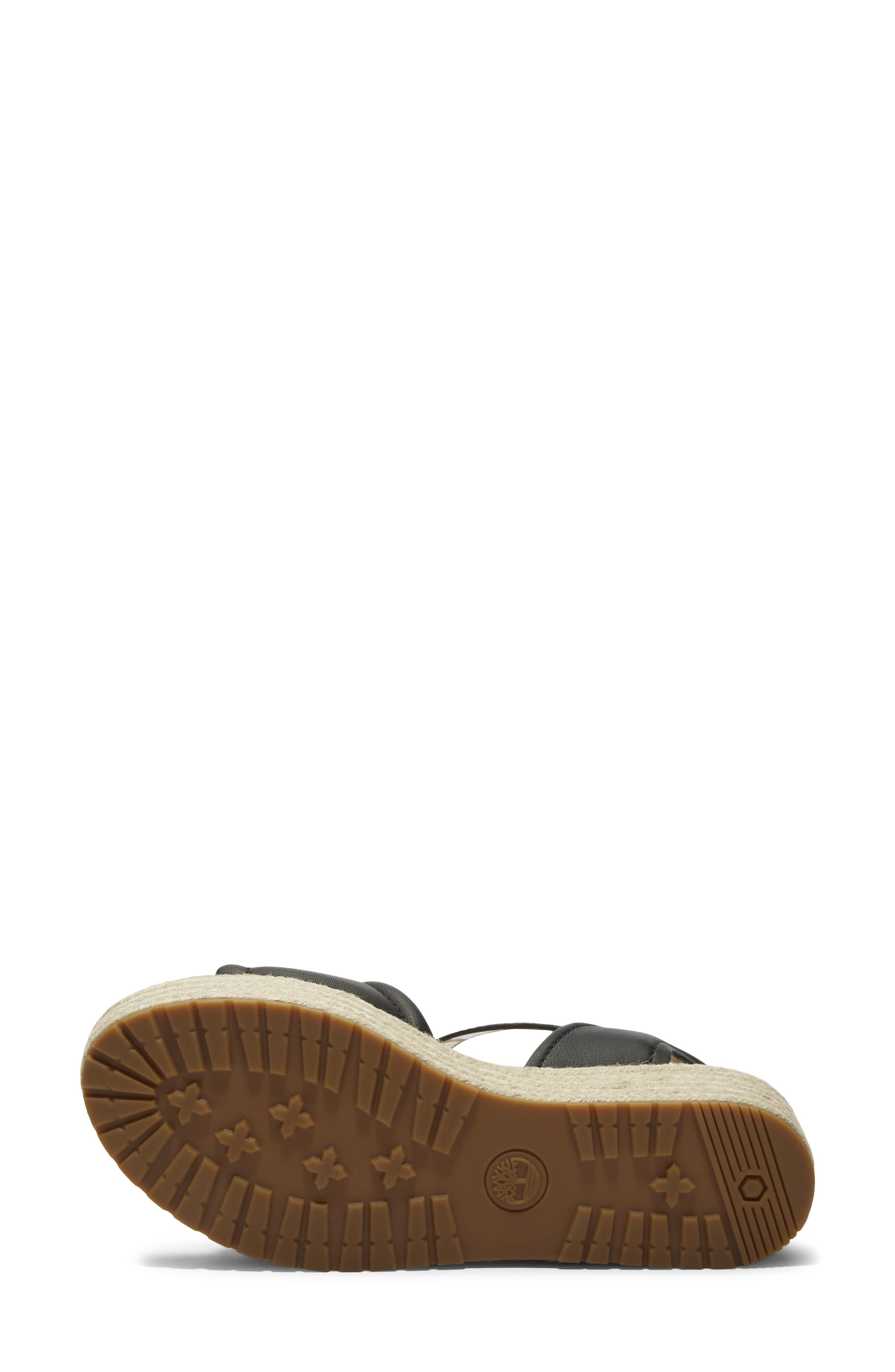 Timberland Santorini Sun Espadrille Sandal in Black Full Grain at Nordstrom - 5