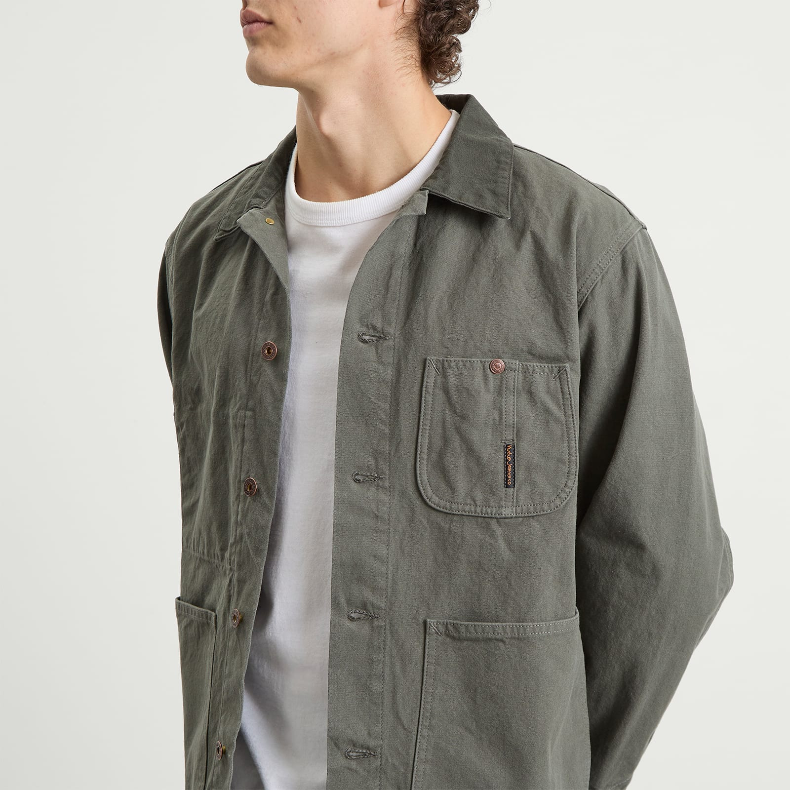 Nudie Jeans Co Howie Chore Jacket - 5