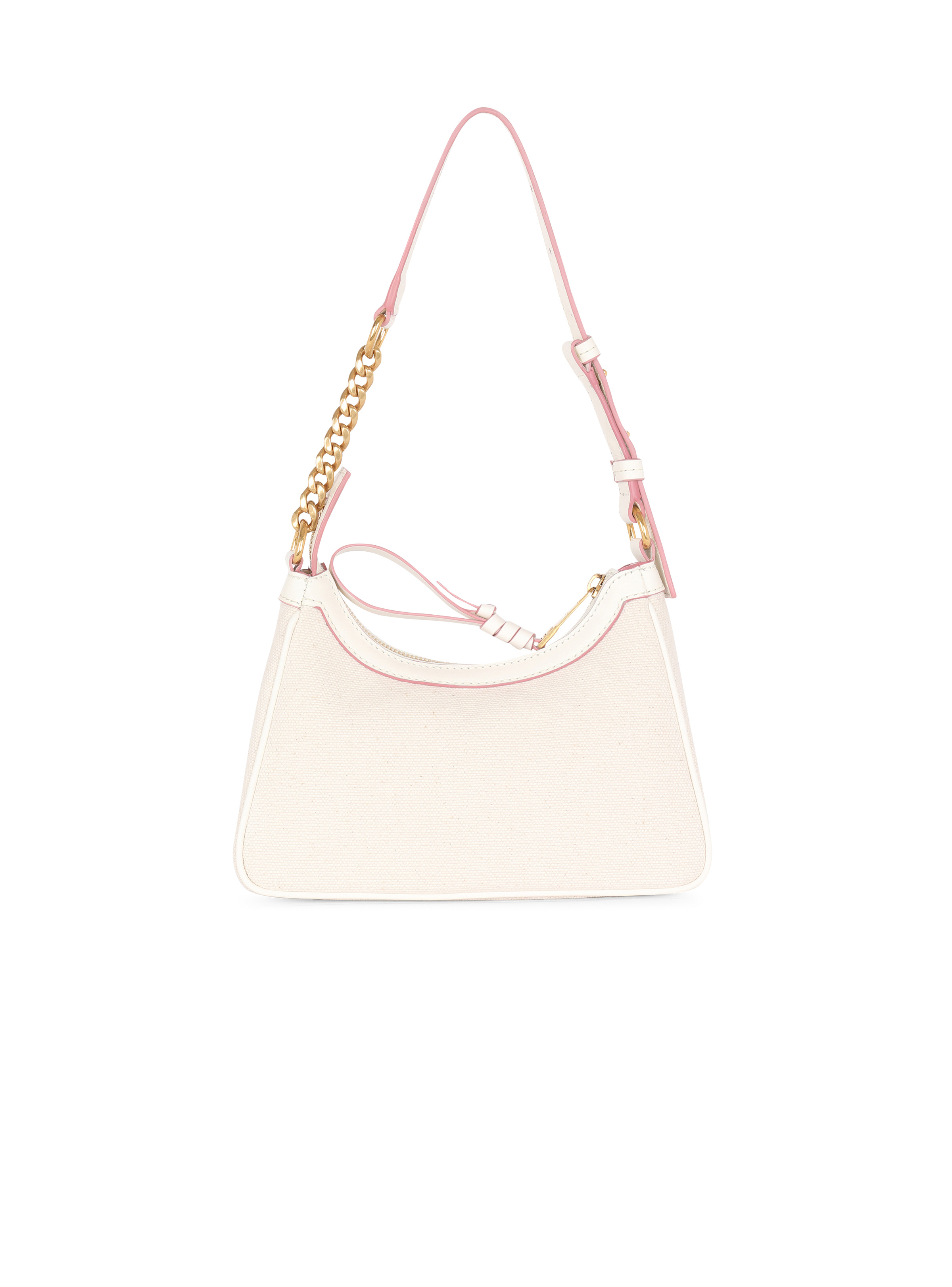 B-Army canvas bag with leather details - 4