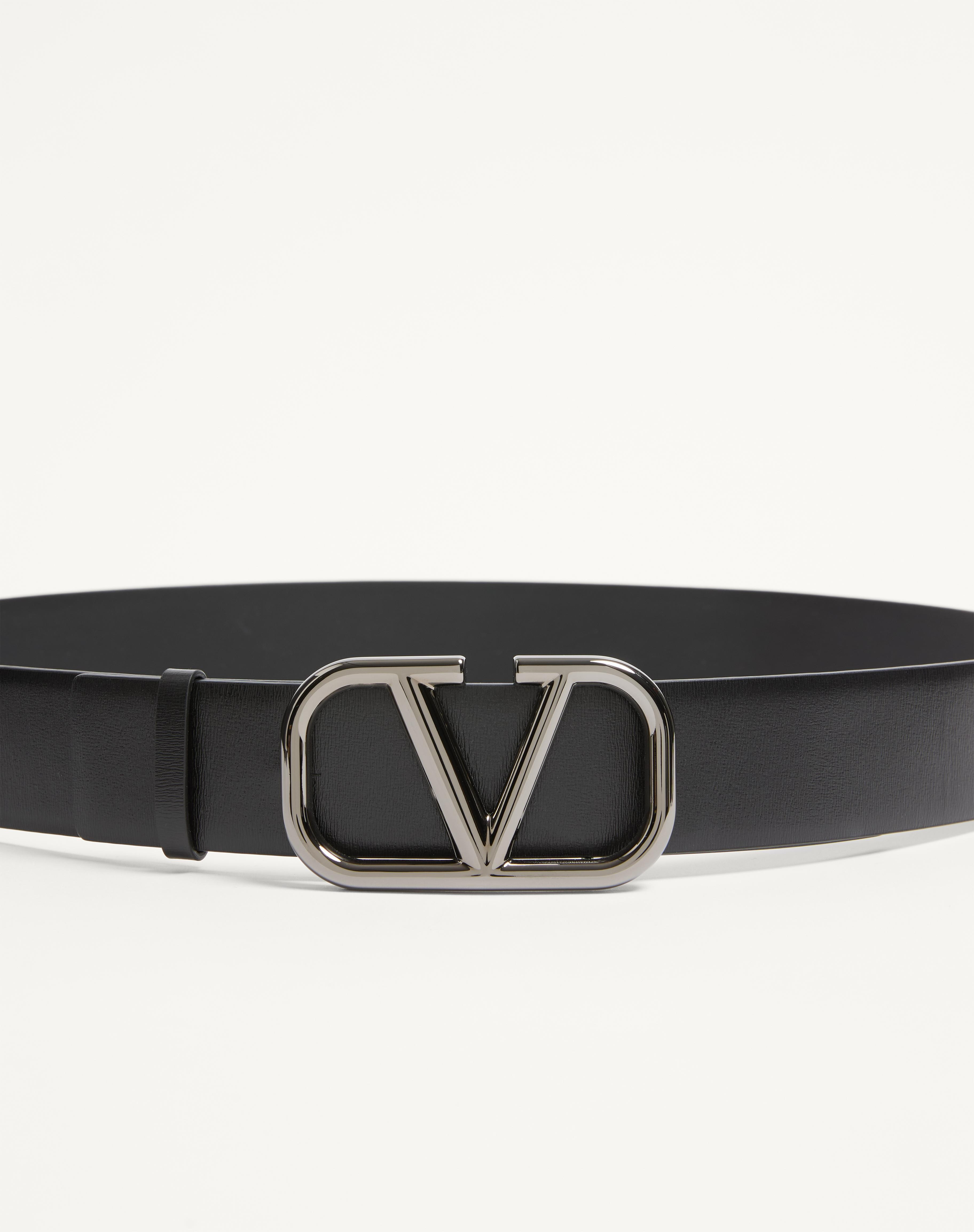 VLOGO SIGNATURE CALFSKIN BELT 40 MM - 4