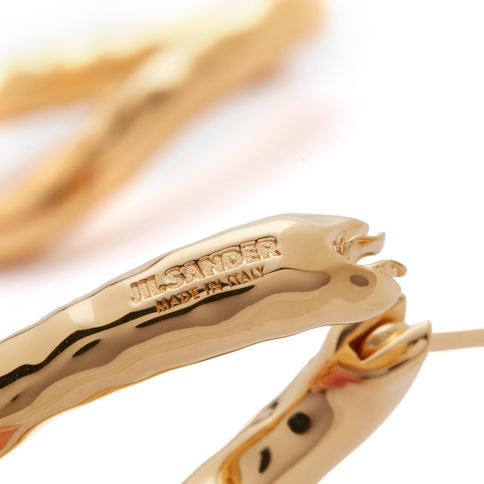 Jil Sander FW5 Hammered Earrings - 5
