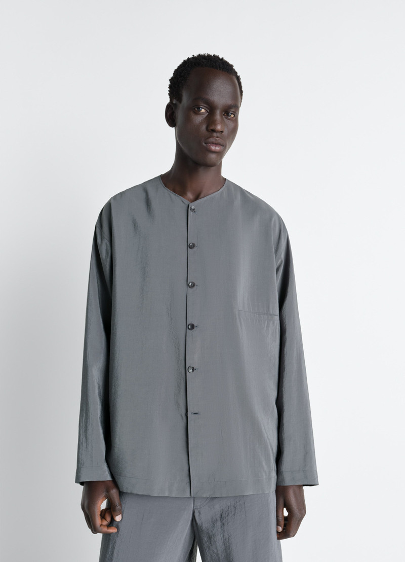 Lemaire V-NECK SHIRT IN DRY SILK outlook