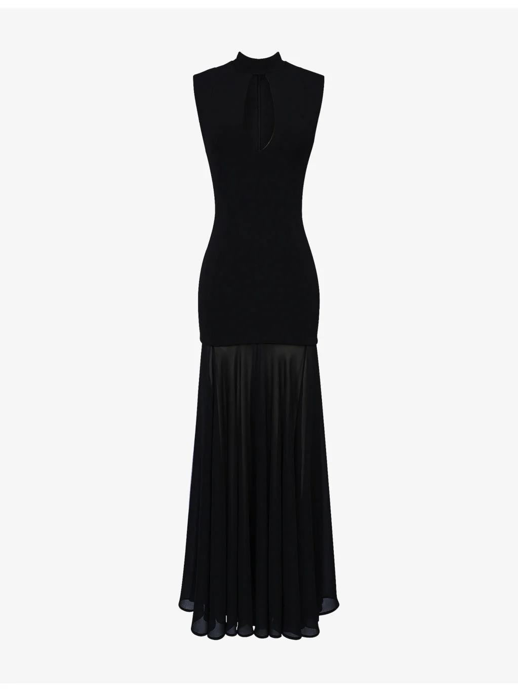 Raphaella Sleeveless Stretch-Crepe Maxi Dress - 1